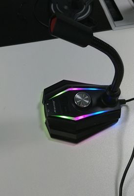 คอมพิวเตอร์เดสก์ท็อปแล็ปท็อปไมโครโฟนแบบมีสาย USB เกมเปลี่ยนเสียงสดไมโครโฟนแชทด้วยเสียง