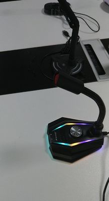 คอมพิวเตอร์เดสก์ท็อปแล็ปท็อปไมโครโฟนแบบมีสาย USB เกมเปลี่ยนเสียงสดไมโครโฟนแชทด้วยเสียง