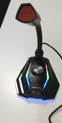 คอมพิวเตอร์เดสก์ท็อปแล็ปท็อปไมโครโฟนแบบมีสาย USB เกมเปลี่ยนเสียงสดไมโครโฟนแชทด้วยเสียง