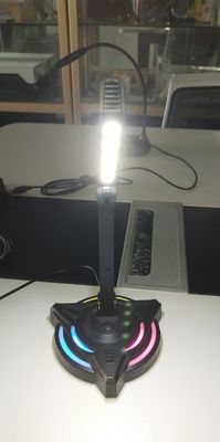 USB Desktop Meeting คาราโอเกะ Esports มิโครโฟน 2 ปรับไฟโต๊ะ