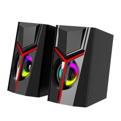 เครื่องเสียง RGB เกมคอมพิวเตอร์ USB Laptop ออดิโอขนาดเล็ก Super Volume Subwoofers Desktop