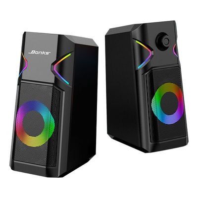 เครื่องเสียง RGB เกมคอมพิวเตอร์ USB Laptop ออดิโอขนาดเล็ก Super Volume Subwoofers Desktop