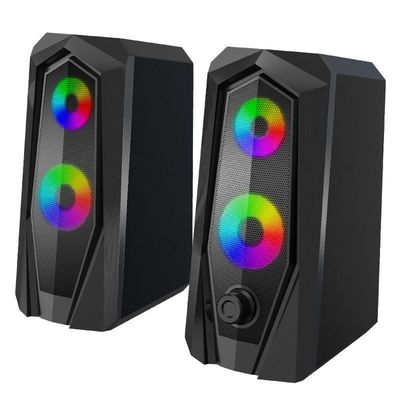 เครื่องเสียง RGB เกมคอมพิวเตอร์ USB Laptop ออดิโอขนาดเล็ก Super Volume Subwoofers Desktop